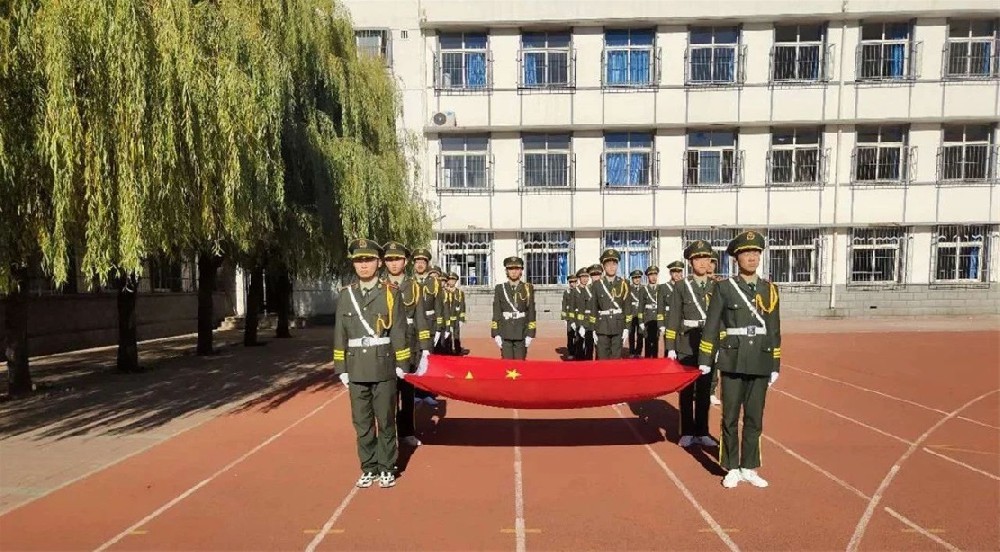 【职教活动周】唐山市一职专举行主题升旗仪式